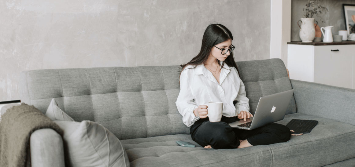 working woman coffee